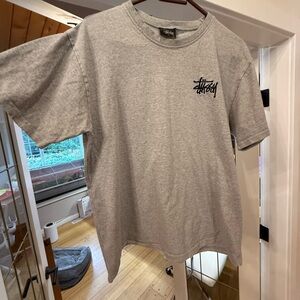 Stussy Light Gray Short Sleeve Tee